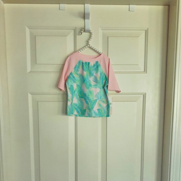 NWT Floatimini pink & blue 2 piece rashguard set - Picture 11 of 13